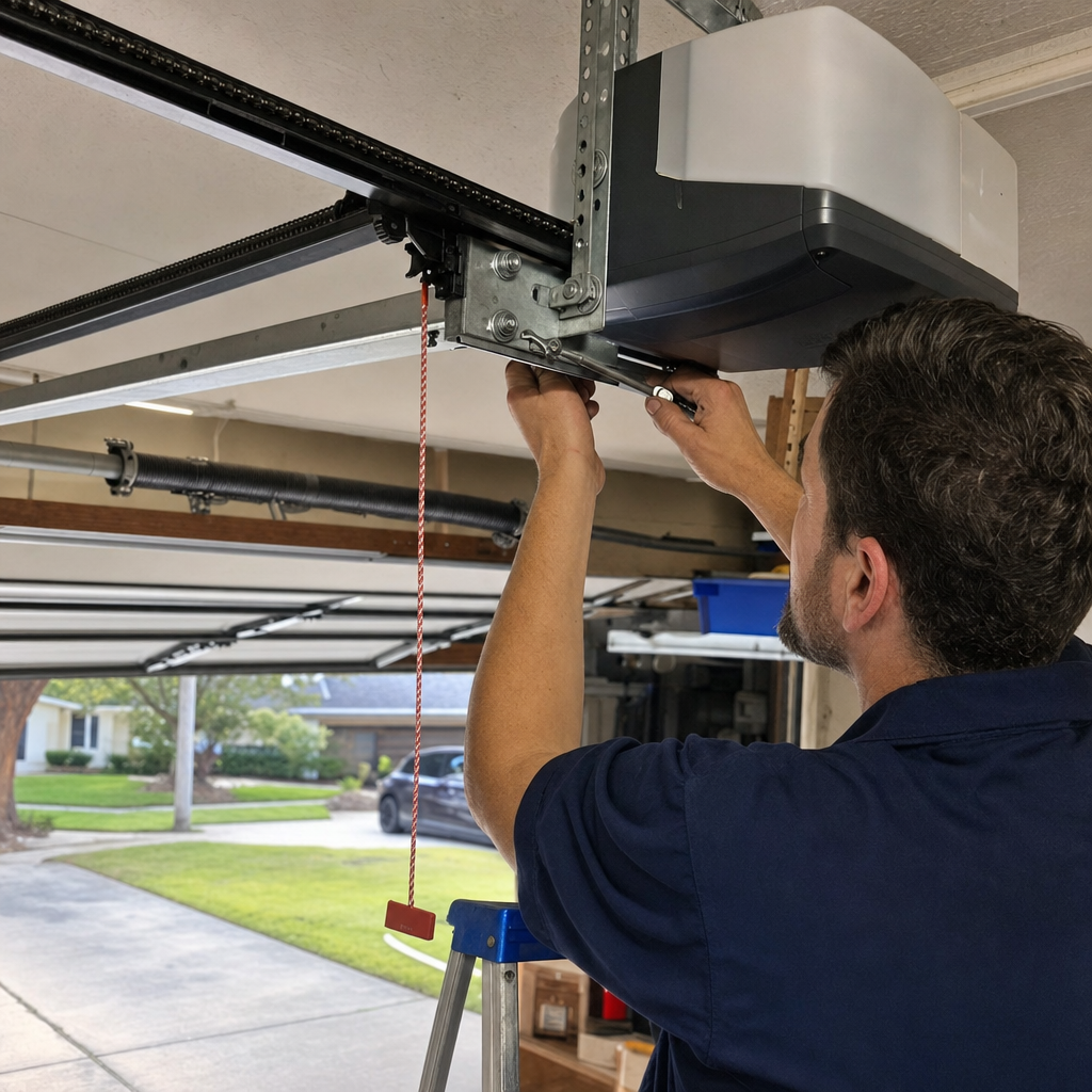 professional garage door opener service