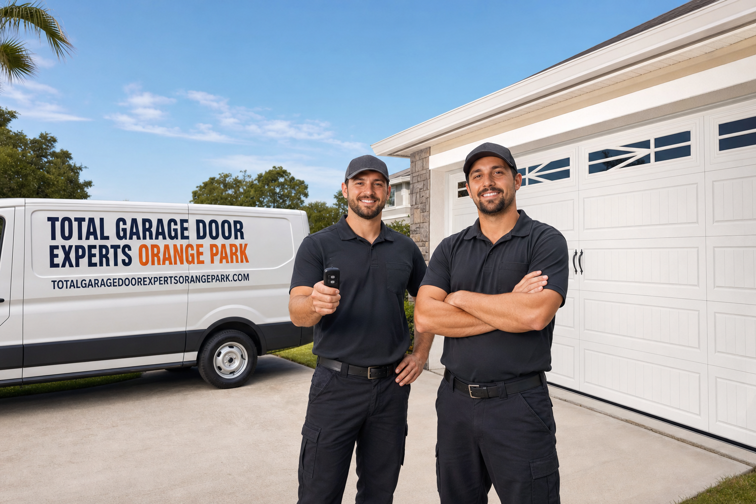 Total Garage Door Experts Orange Park at work